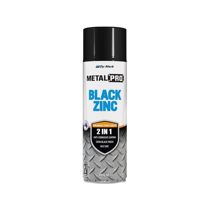Dy-Mark 400g MetalPro Black Zinc Spray Paint