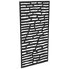 ProtectorAl 300-1200w x 1201-2400h Dark Charcoal/Gloss White Slate Unframed Composite Deco Panel