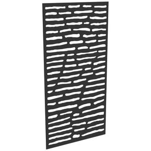 ProtectorAl 300-1200w x 1201-2400h Dark Charcoal/Gloss White Slate Unframed Composite Deco Panel
