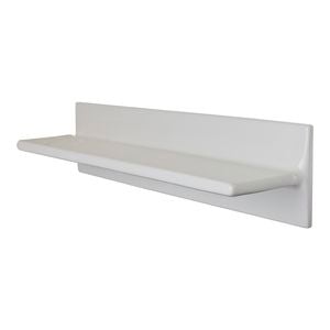 Roberts Designs 400 x 100mm White Ceramic Shelf Tile