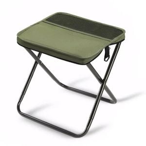 Portable Folding Backpack Stool Green
