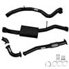 Ignite Exhausts Turbo Back For Nissan Gu Patrol 2.8l Td Wagon 3" Turbo Back Muffler Black Aluminised Steel