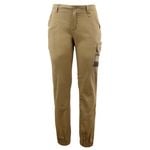 TRADIE Size 8 Khaki Skinny Cuff Womens Cargo Pants 