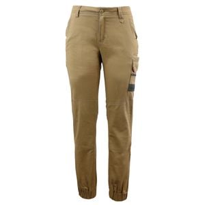 Tradie Womens Khaki Skinny Cuff Cargo Pants Size 8