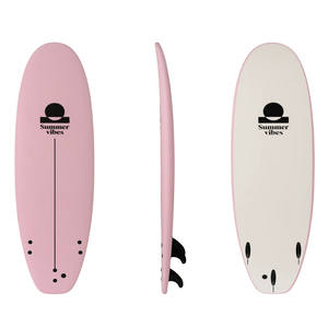 Summer vibes Wider Rider Softboard 6'0" / 75L - Pink White