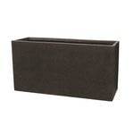 Northcote Pottery 80 x 31 x 36cm Black Precinct Lite Terrazzo Trough