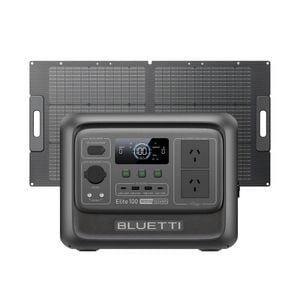 Bluetti Elite 100 V2 Power Station and 100W Solar Panel
