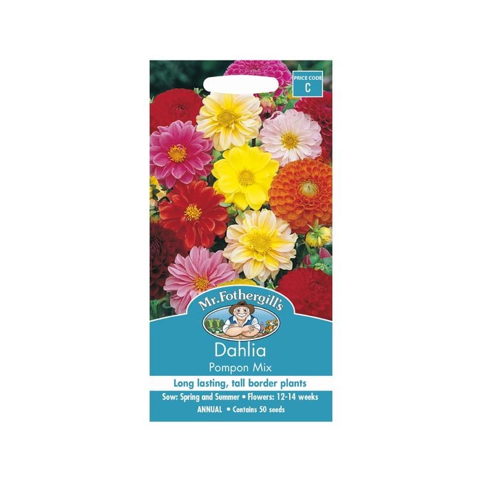 Mr Fothergill's Dahlia Pompon Mix Seeds