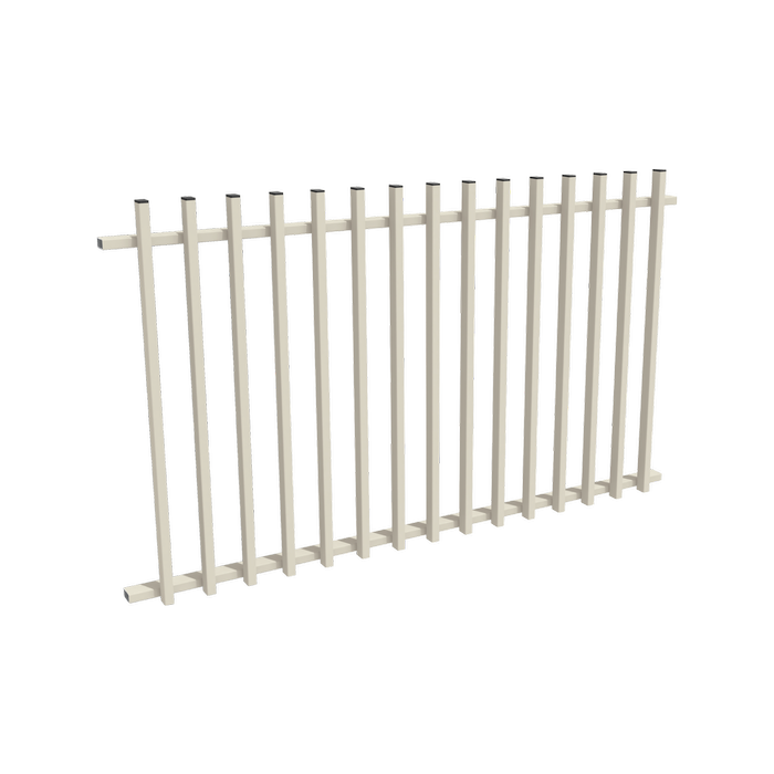 ProtectorAl 0901 - 1799mm W x 1050 mm H Surfmist Aluminium Batten Balustrade Panel