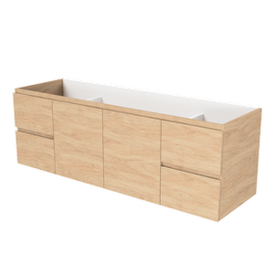 New England Joinery 1500mm Grandeur Wall Hung Vanity - Cabinet Only