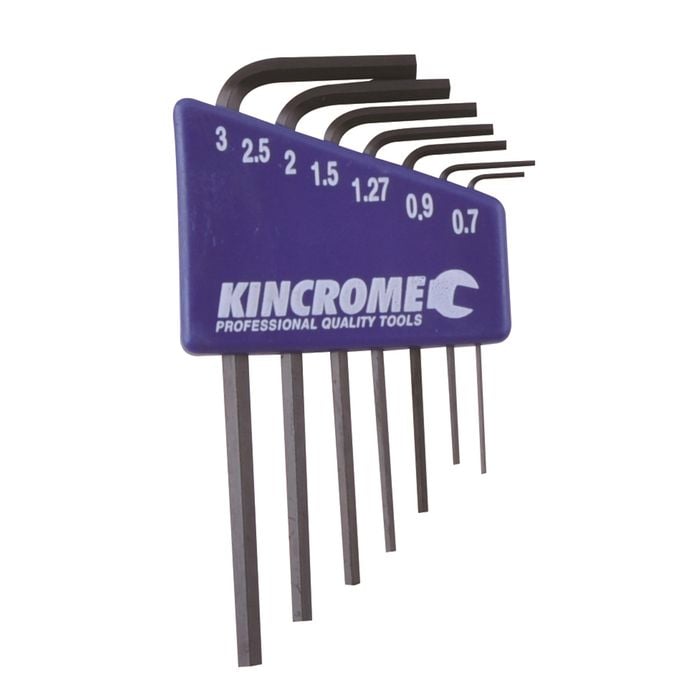 Kincrome Hex Key Set 7pc Mini Met
