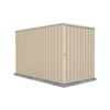 Absco Sheds 1.52 x 3.00 x 1.80m Classic Cream Basic Single Door Garden Shed