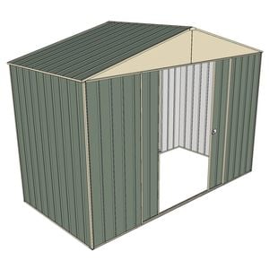 Build-a-Shed 3.0 x 1.5 x 2.3m Double Sliding Door Shed - Green
