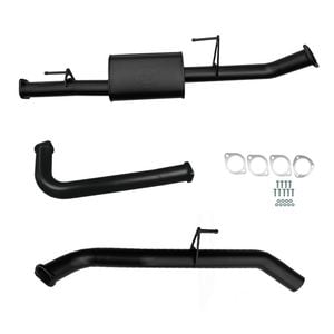 Ignite Exhausts Dpf Back For Nissan D40 Navara 2.5l Automatic 3" With Muffler Black Aluminised Steel