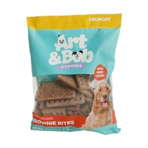 Art & Bob 750g Brownie With Beef Liver Bites Dog Treats