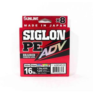 Sunline Siglon PE ADV X8 Multi Colour Fishing Line 300m 16lb