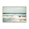 Artey | Flowing Sea - Framed Canvas - Natural Frame - 40 x 60cm