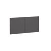 Kaboodle 750mm Toasted Clove Modern Overhead Doors - 2 Pack