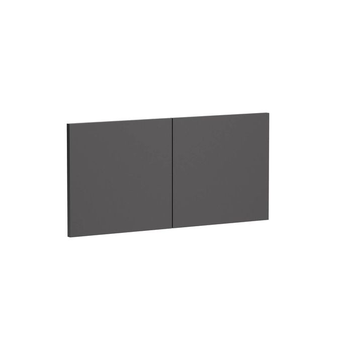 Kaboodle 750mm Toasted Clove Modern Overhead Doors - 2 Pack