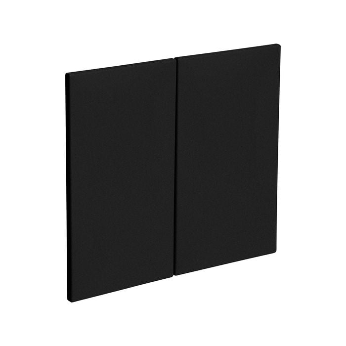 Kaboodle 600mm Luminess Metallic Modern Rangehood Door -2 Pack