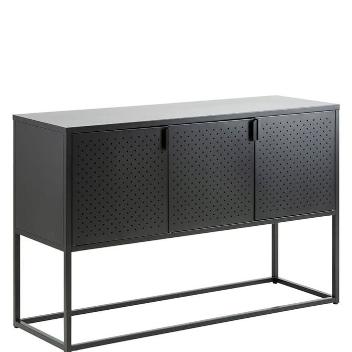 NEWTON 120cm 3 Doors Sideboard Modern Furniture - Black