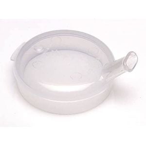 Kh Healthcare Feeding Cap Reusable Healthcare Range Small Clear For 230ml Plastic Tumbler 12 Pack Dishwasher Safe
