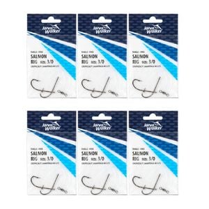 6x Jarvis Walker Tangle Free Flathead Rig Hooks Size 3/0