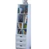 All 4 Kids Candice White Bookcase Book Shelf Storage Unit