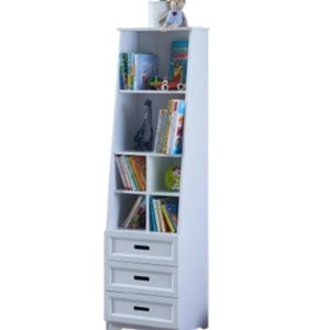 All 4 Kids Candice White Bookcase Book Shelf Storage Unit
