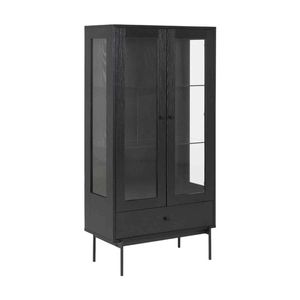 Modern Furniture KREMAN Display Unit 152x75cm - Black
