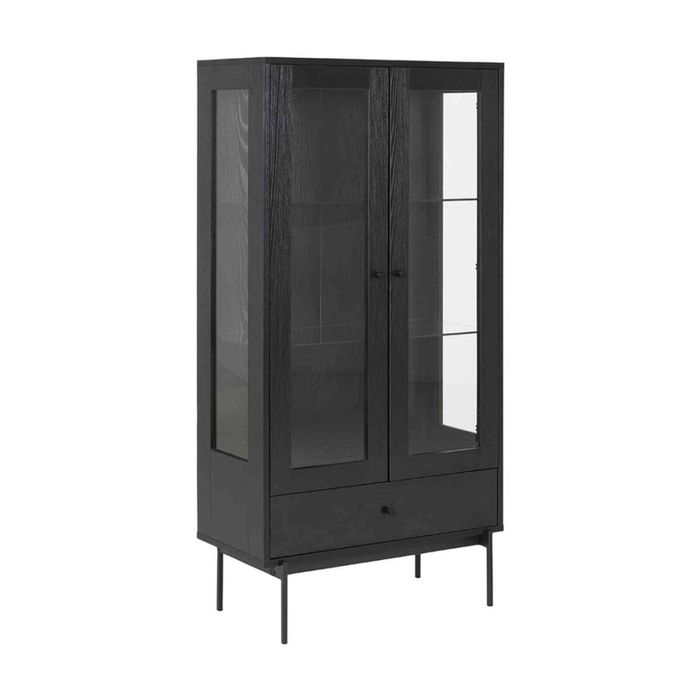 Modern Furniture KREMAN Display Unit 152x75cm - Black