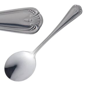 Olympia Soup Spoon Jesmond 18/0 Stainless Steel 12 Pack 170mm