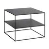 Modern Furniture PEBBLE Coffee Table 65x65cm - Black