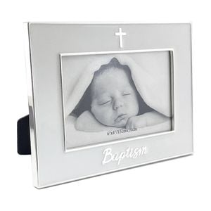 Gibson Gifts Pure White Baptism 6x4 Home Decor Photo Frames Rectangular