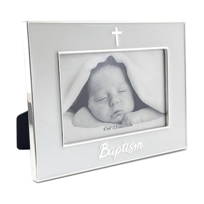 Gibson Gifts Pure White Baptism 6x4 Home Decor Photo Frames Rectangular