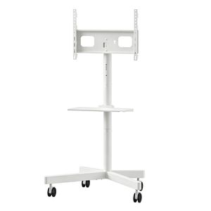 RollingView Tv Monitor Stand With Storage Shelf ct50 23" - 60" - White