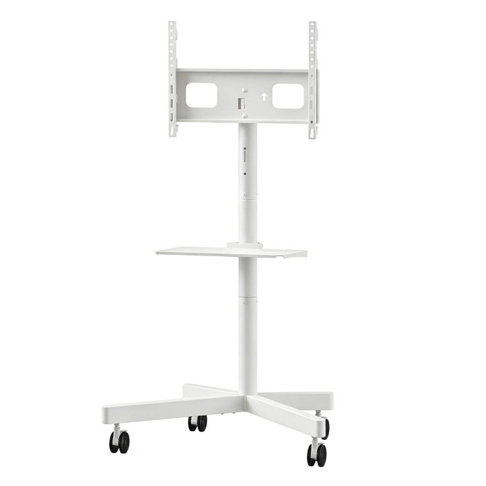 RollingView Tv Monitor Stand With Storage Shelf ct50 23" - 60" - White