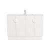 CIBO 1200mm White Freshwater Full Height Vanity with White Handles