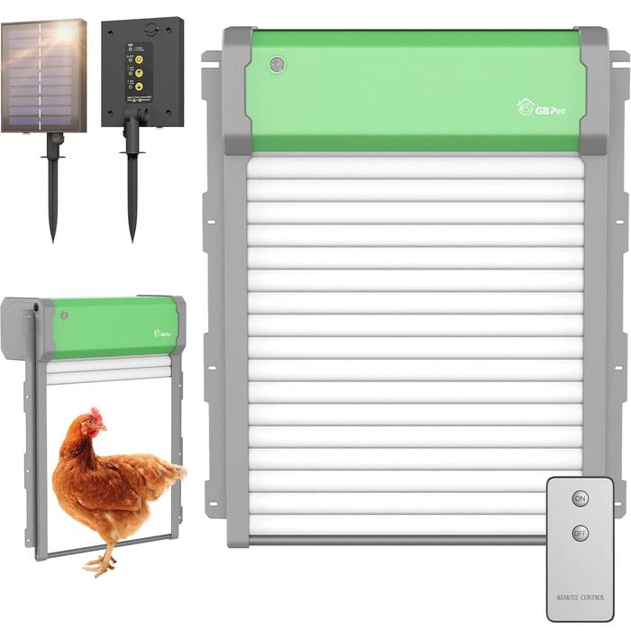 Advwin Automatic Chicken Coop Door Solar Chocken Door
