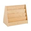 Jooyes Kids 4 Tier Wooden Display Bookcase - Double Side - 82cm | Bookshelf | 70cm