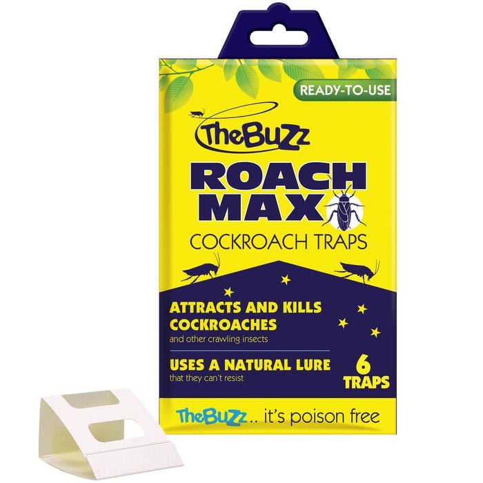 The Buzz Roach Max Cockroach Traps - 6 Pack