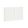 Kaboodle 900mm Vanilla Essence V-Groove Med Rangehood Doors - 2 Pack