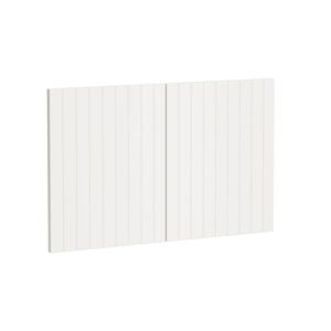 Kaboodle 900mm Vanilla Essence V-Groove Med Rangehood Doors - 2 Pack