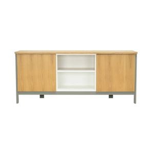 JARVY 186cm Sideboard Buffet Modern Furniture - Natural & Grey