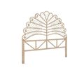 Rattan Headboard Leaf Natural - King