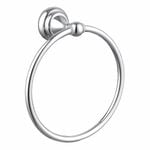 Mondella Chrome Maestro Bathroom Towel Ring
