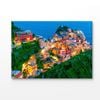 Town of Manarola La Spezia Italy Print 100% Australian Made 90x60cm (Stretched Canvas)