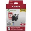 Canon PG585XL+ CL586XL Ink Cartridge Value Pack + 50 Sheets Photo Paper