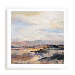 Artey | Road at Dusk II - Framed Print - White Frame - 60 x 60cm
