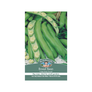 Mr Fothergill's Coles Early Dwarf Broad Bean Vegetable Seeds